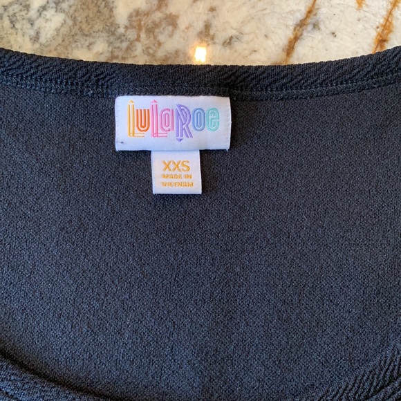 LuLaRoe Black Nicole Dress size XXS - Picture 3 of 6